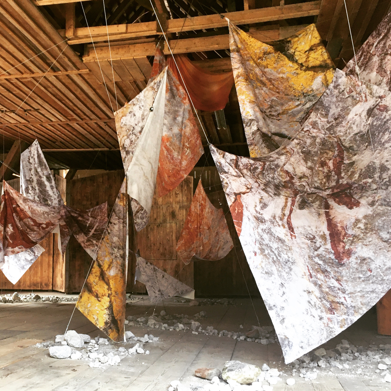 Rieseln - Multimediainstallaion